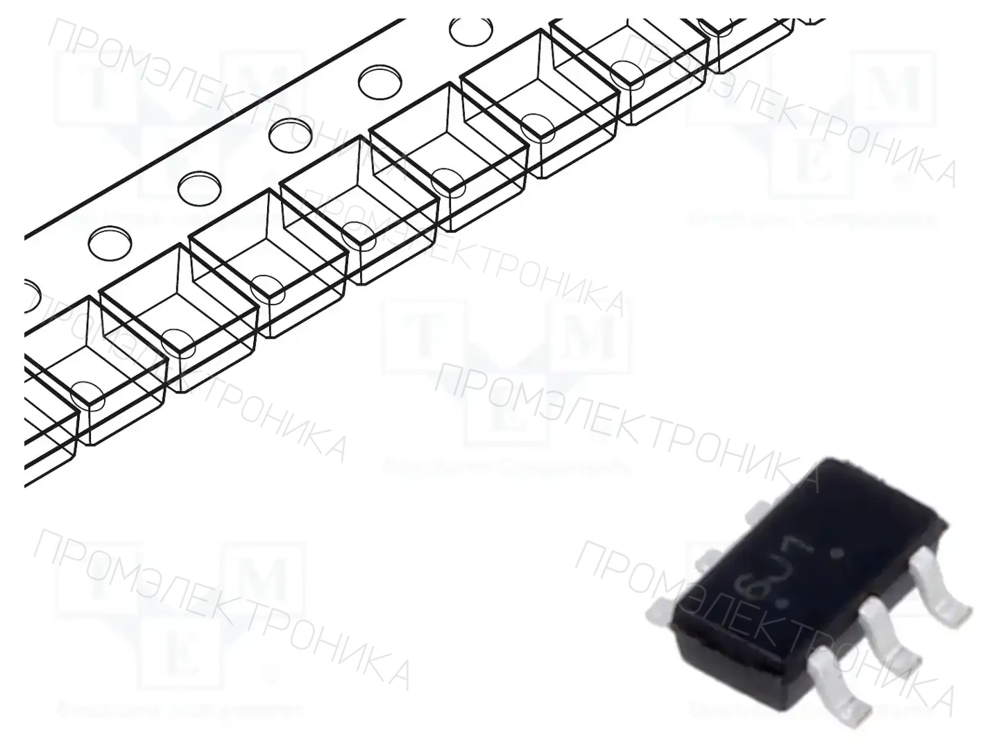 onsemi SMS05CT1G — Диоды защитные - сборки