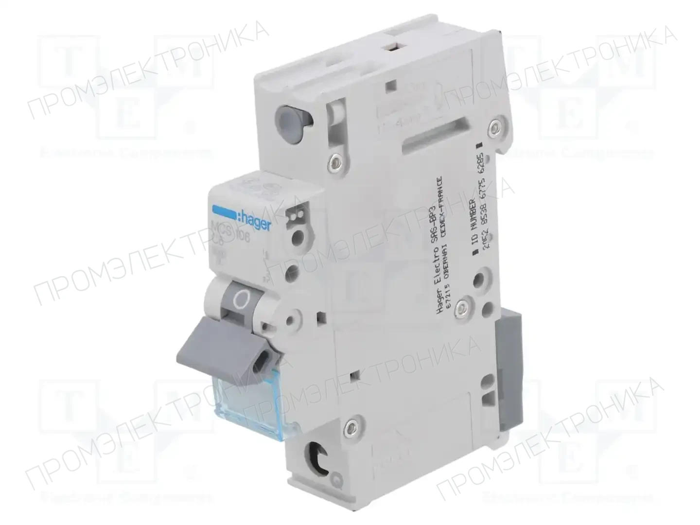 HAGER MCS106 — Выключатели максимального тока