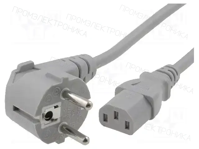 LIAN DUNG LT322+501 H05VV-F 3X1.0 4.0M GRY — Кабели питания компьютерные и универс