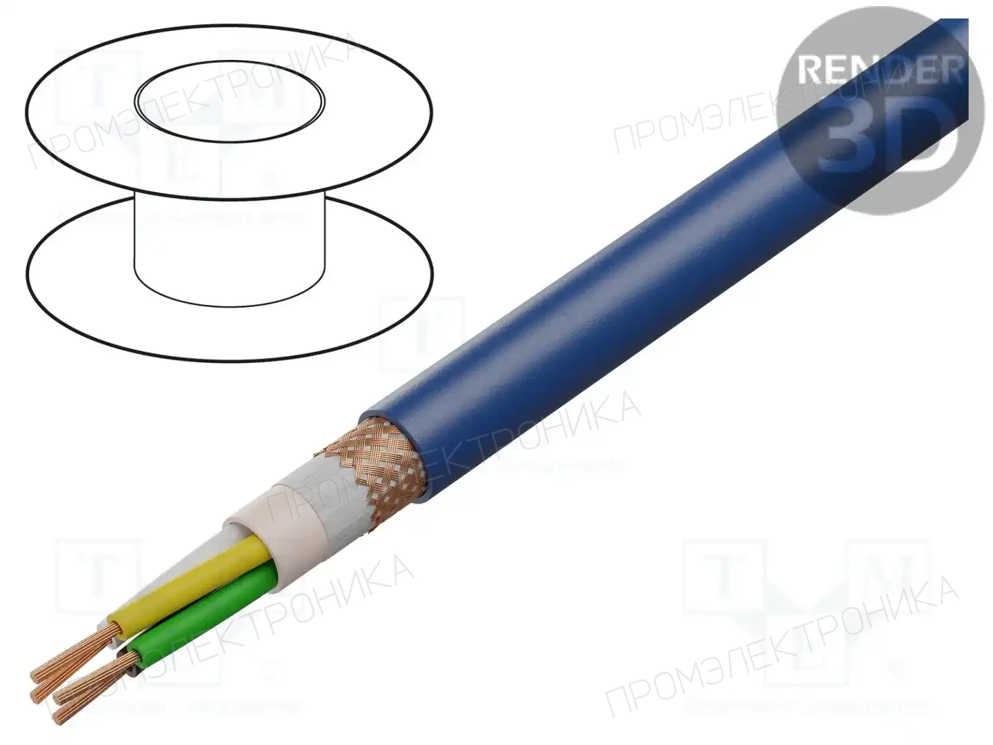 IGUS CF99.PLUS.01.02 — Провода для направляющих- экранированные