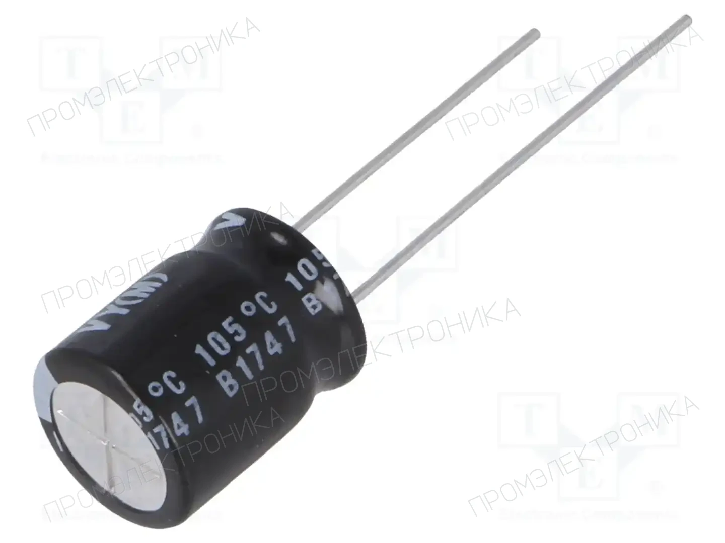 NICHICON UVY2V100MPD — Конденсаторы электролитические THT
