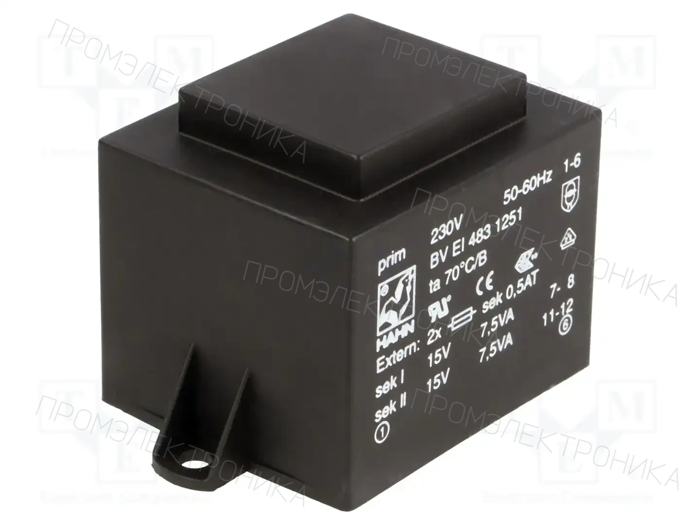 HAHN BV EI 483 1251 — Трансформаторы PCB
