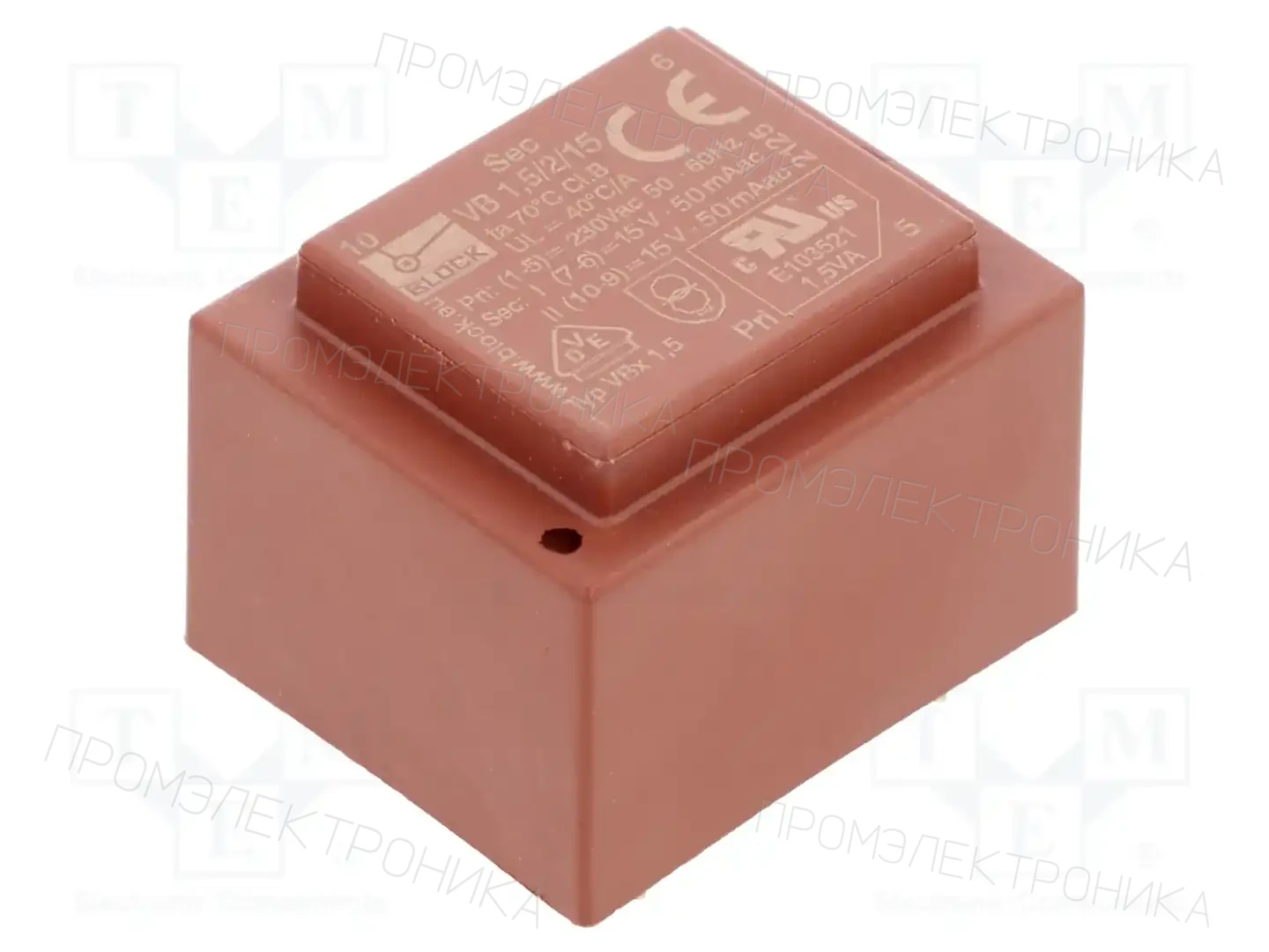 BLOCK VB 1,5/2/15 — Трансформаторы PCB