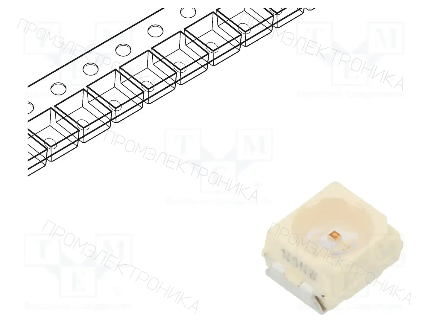 VISHAY VLMG3105-GS08 — Светодиоды SMD цветные