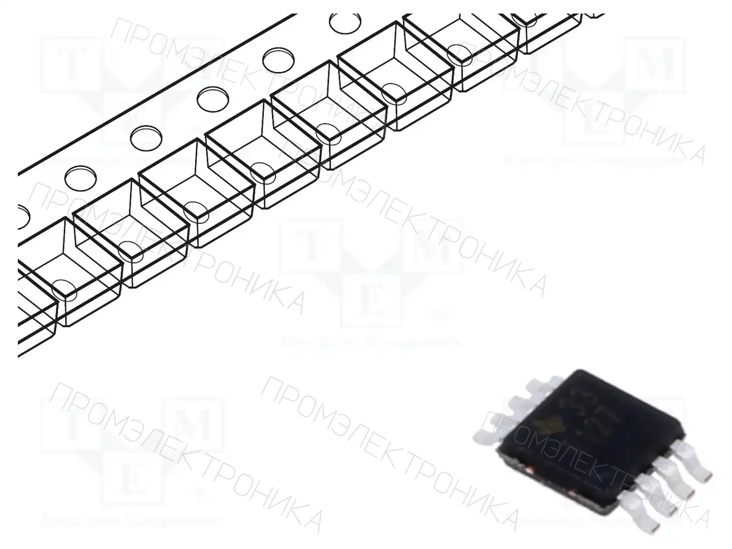 Texas Instruments TMP75AIDGKR — Преобразователи температуры
