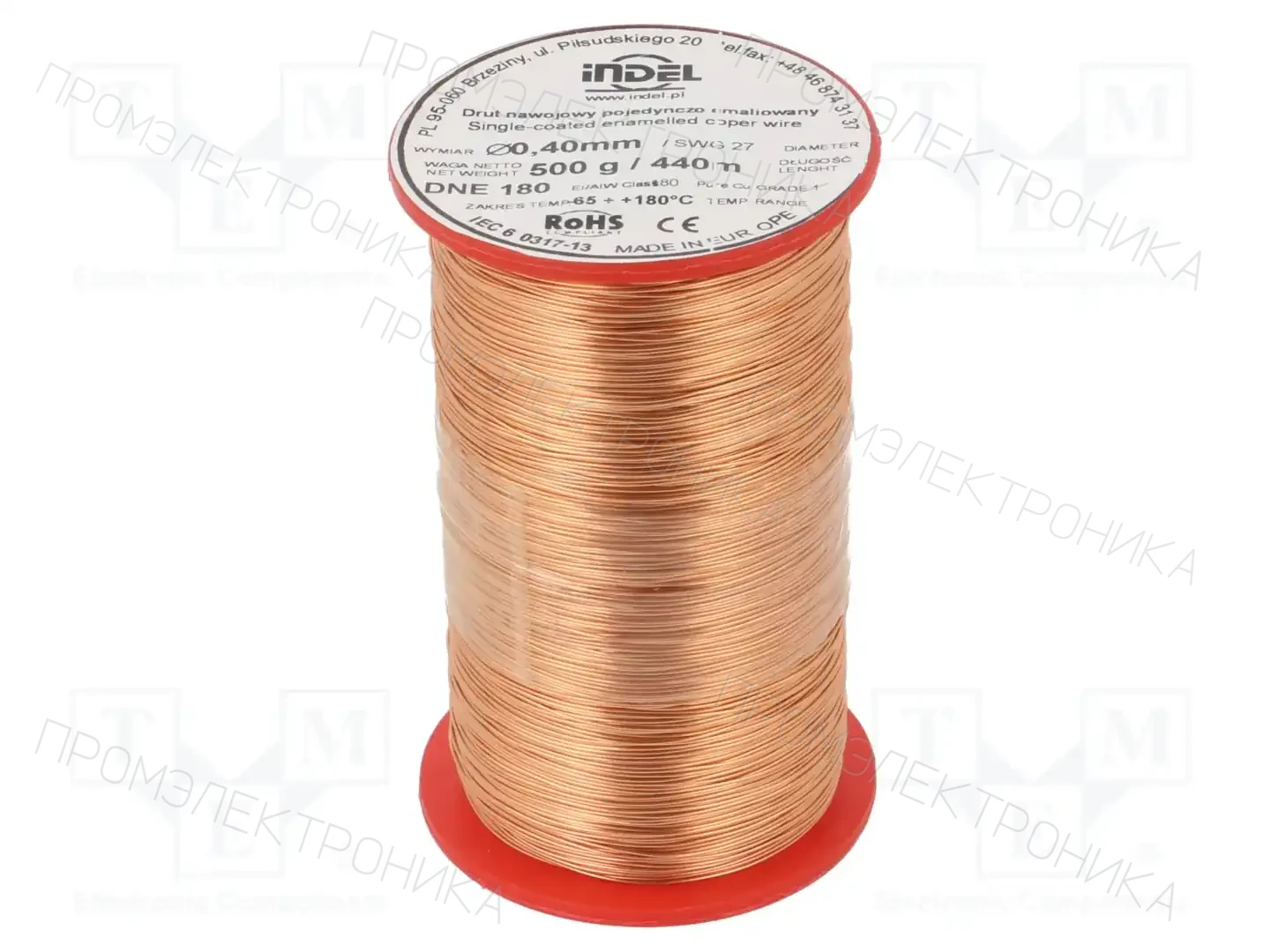 INDEL DNE0,40-500G — Проволока обмоточная