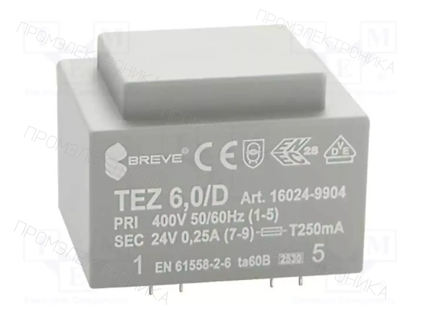 BREVE TUFVASSONS 16024-9904 — Трансформаторы PCB