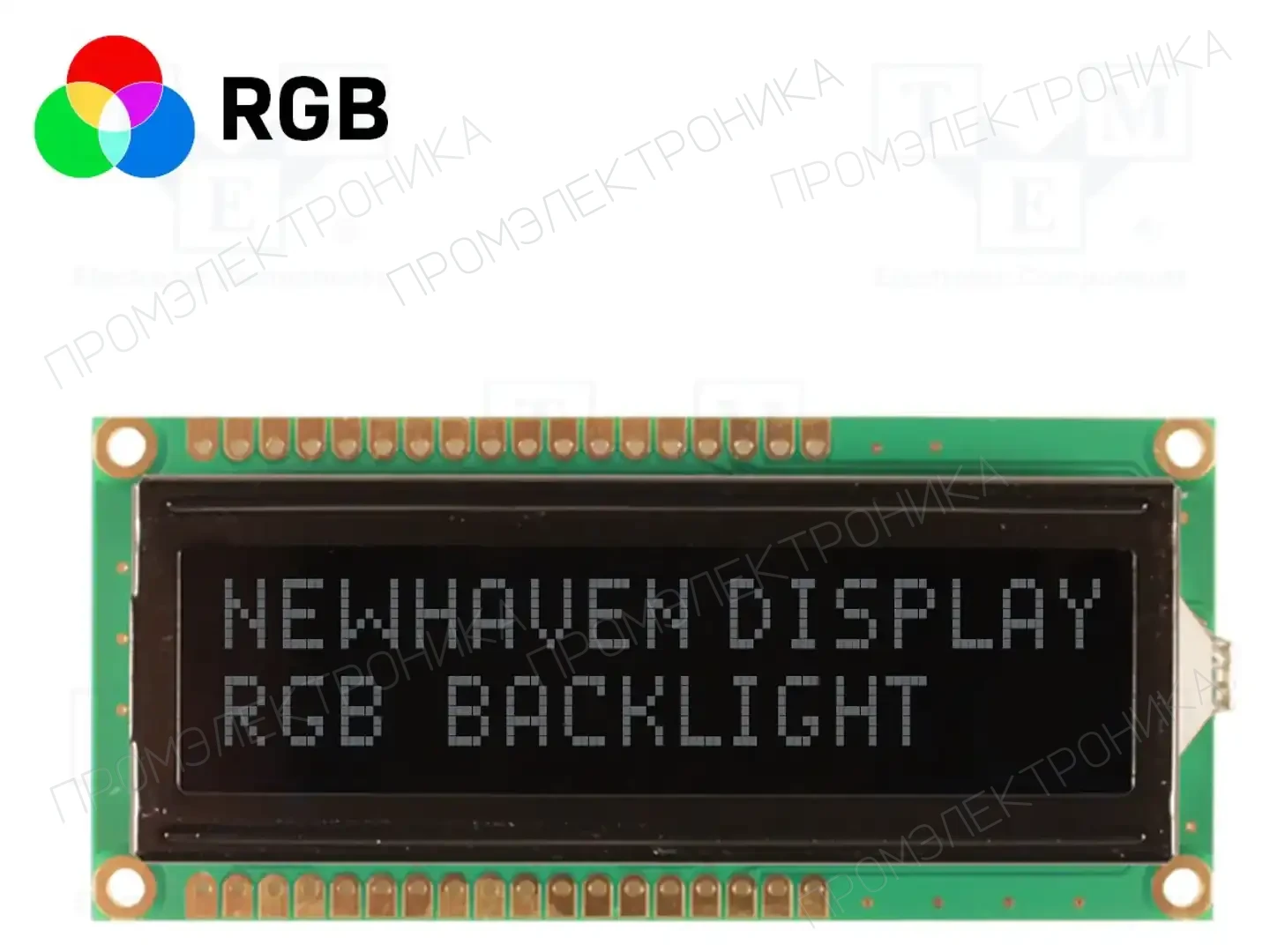 NEWHAVEN DISPLAY INTERNATIONAL NHD-0216K1Z-NS(RGB)-FBW-REV1 — Дисплеи LCD буквенно-цифровые
