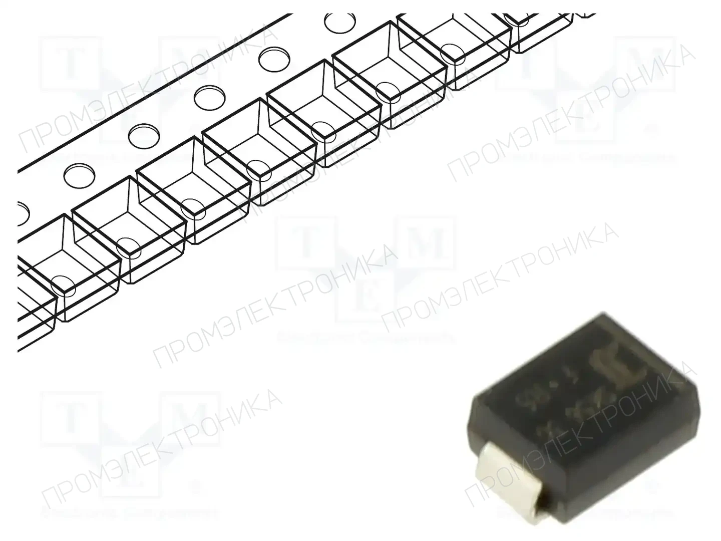 DIOTEC SEMICONDUCTOR SK56-3G — Диоды Шотки SMD