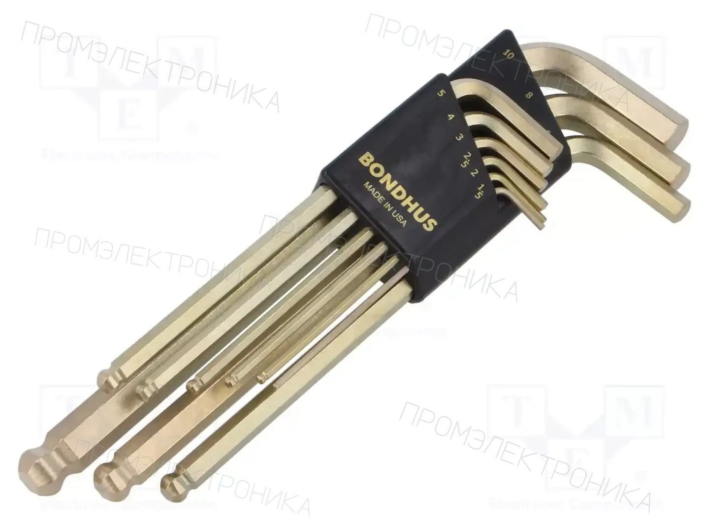 BONDHUS 38099 — Шестигранные и звездообразные ключи