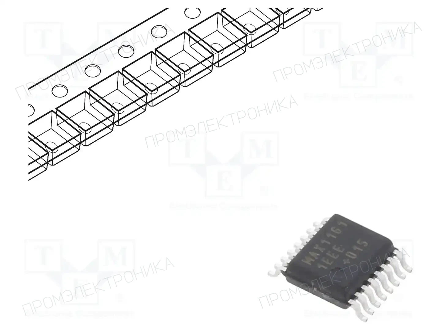 Analog Devices (MAXIM INTEGRATED) MAX11611EEE+ — Преобразователи A/D - микросхемы