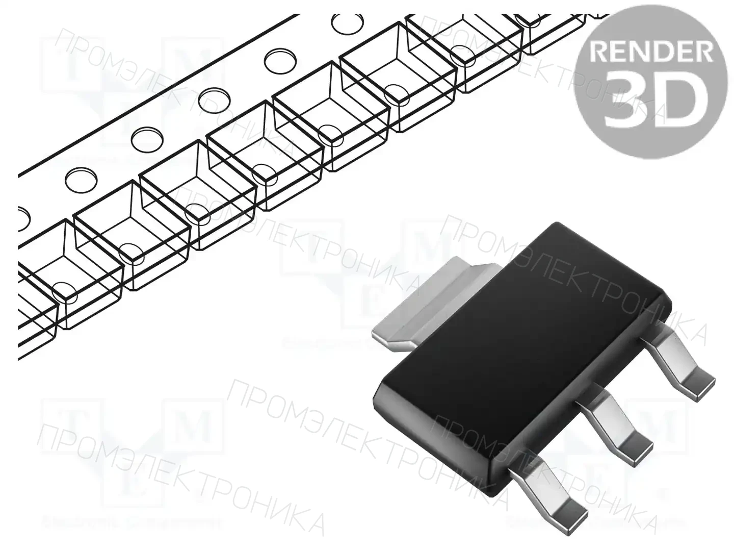 LUGUANG ELECTRONIC BCX54-16 — Транзисторы NPN SMD