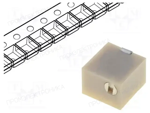 BOURNS 3214W-1-102E — Потенциометры SMD многооборотные