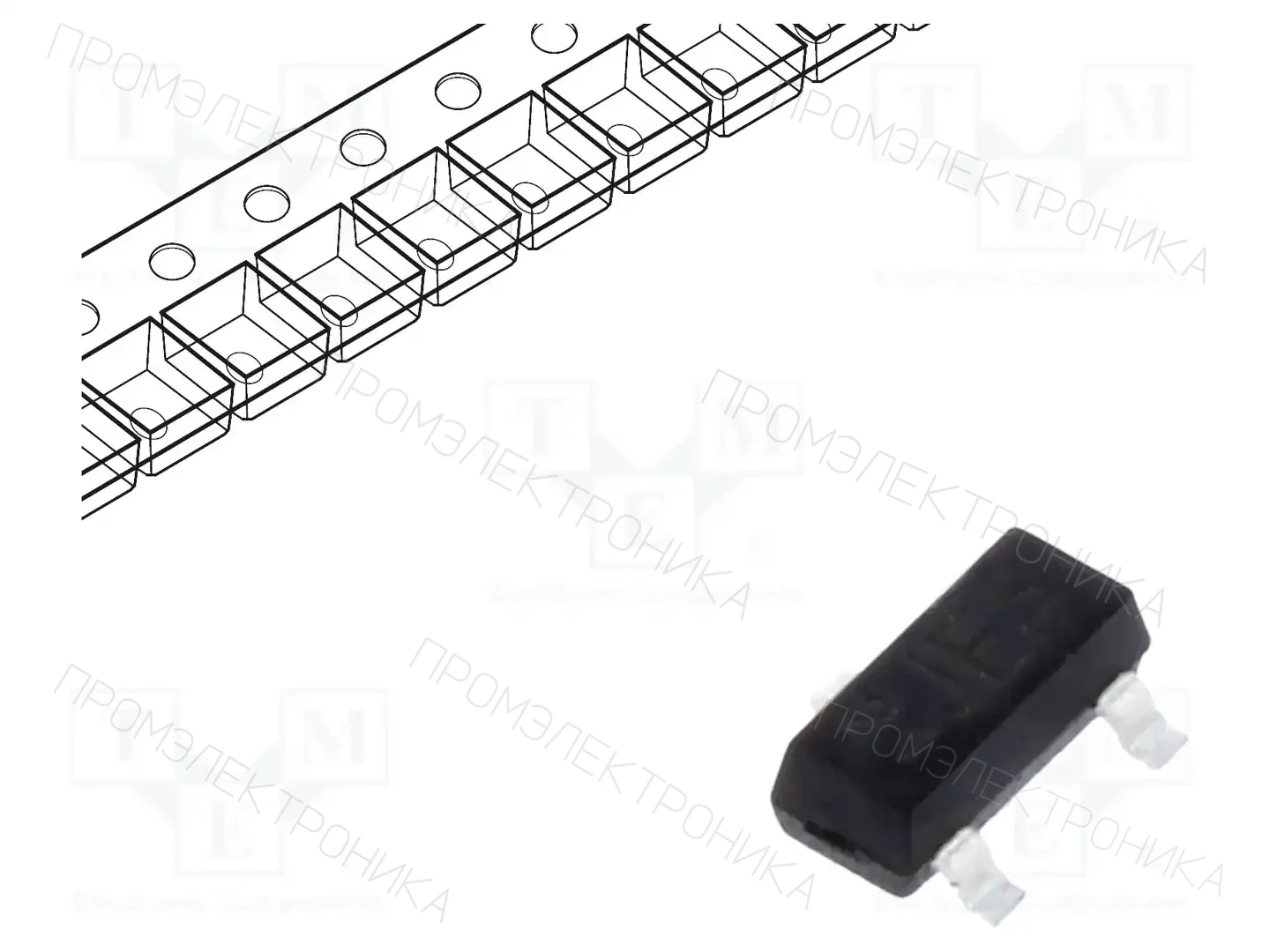 VISHAY BAV99-E3-08 — Универсальные диоды SMD