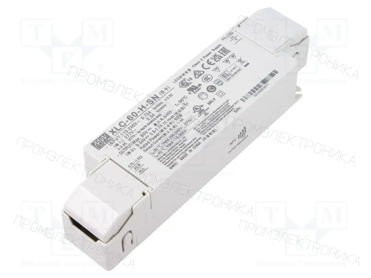 MEAN WELL XLC-60-H-SN — Блоки питания для LED