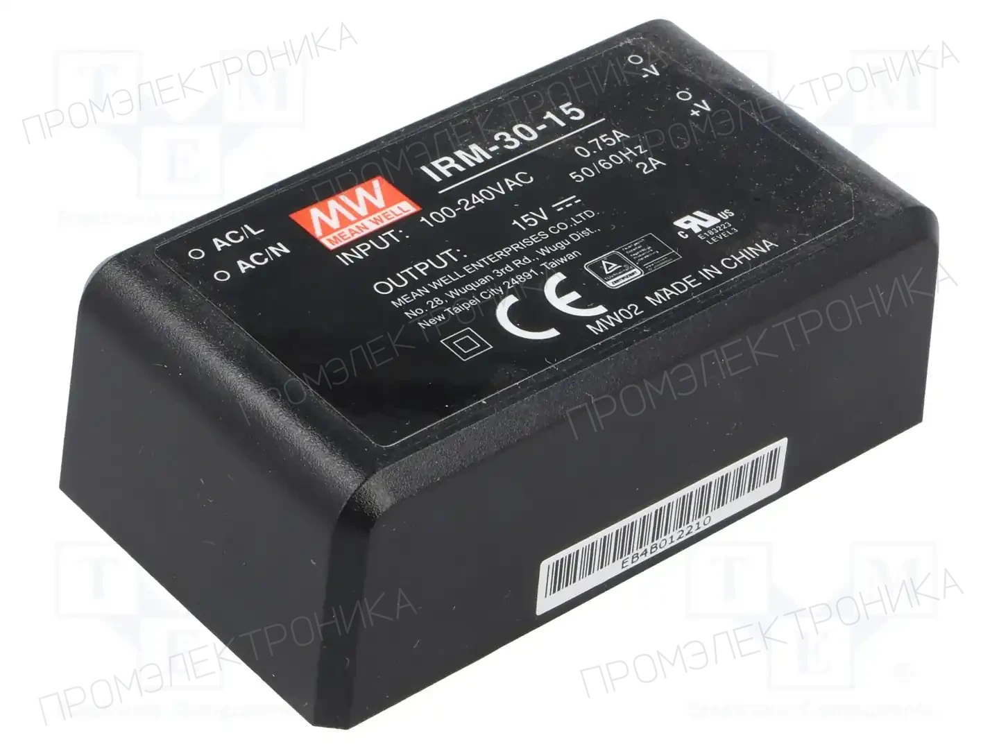 MEAN WELL IRM-30-15 — Преобразователи AC/DC для PCB