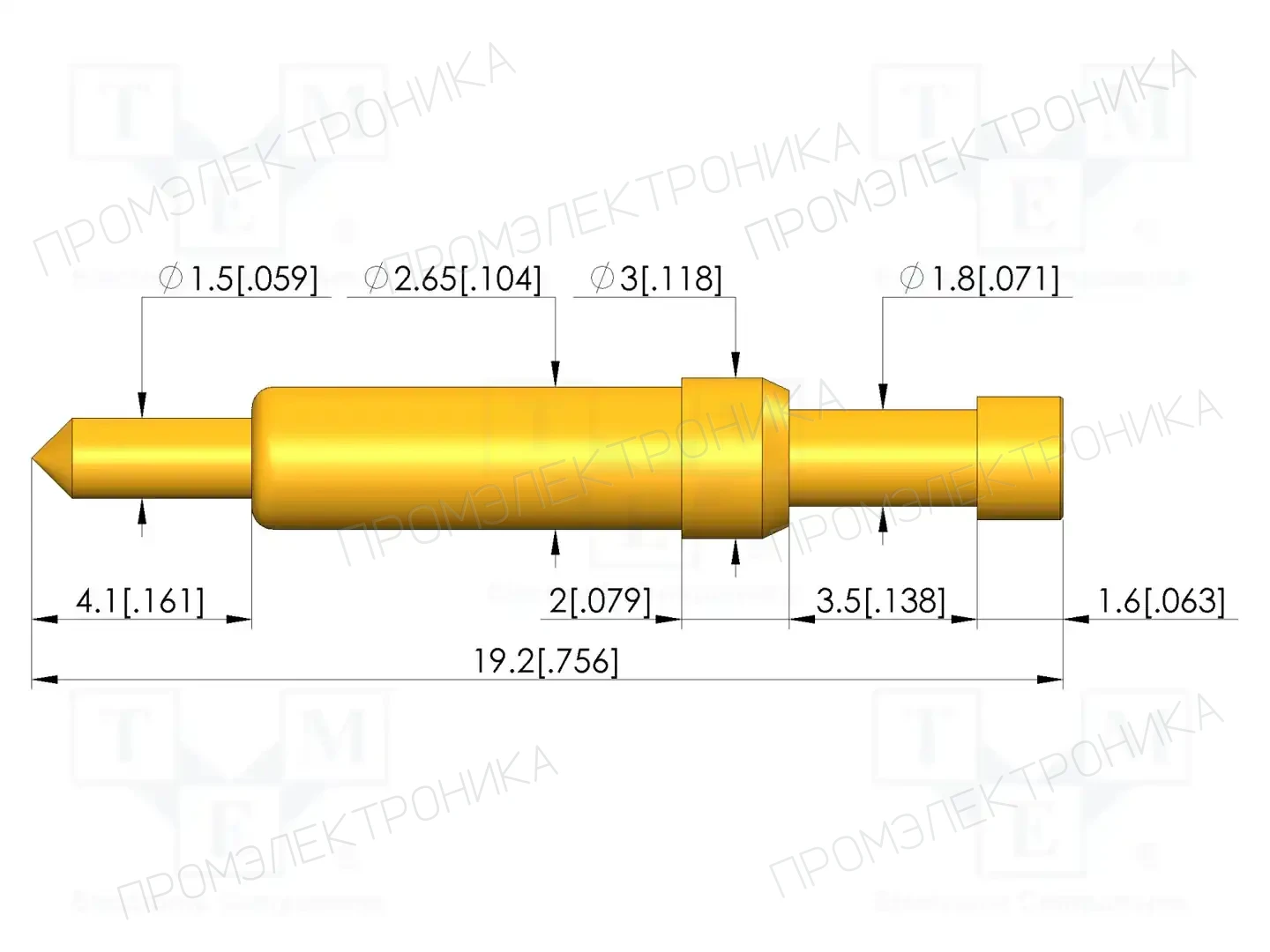 INGUN GKS-913 102 230 A 0802 1 — Измерительные щупы