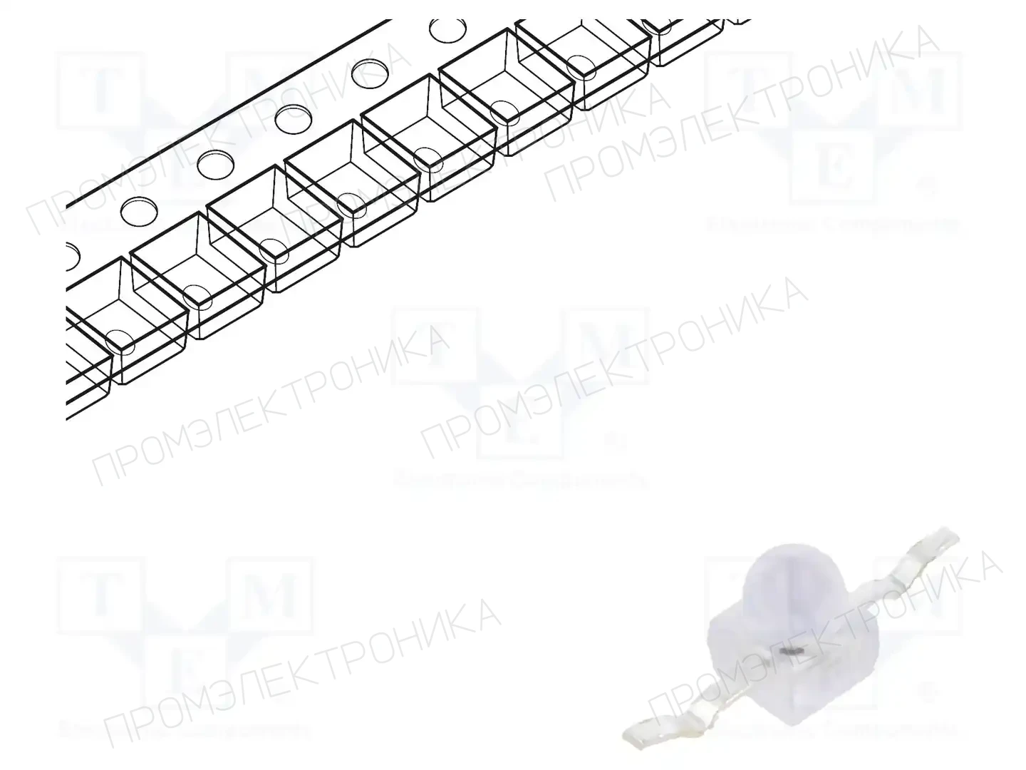 EVERLIGHT 95-21SYGC/S530-E1/S12/TR9 — Светодиоды SMD цветные