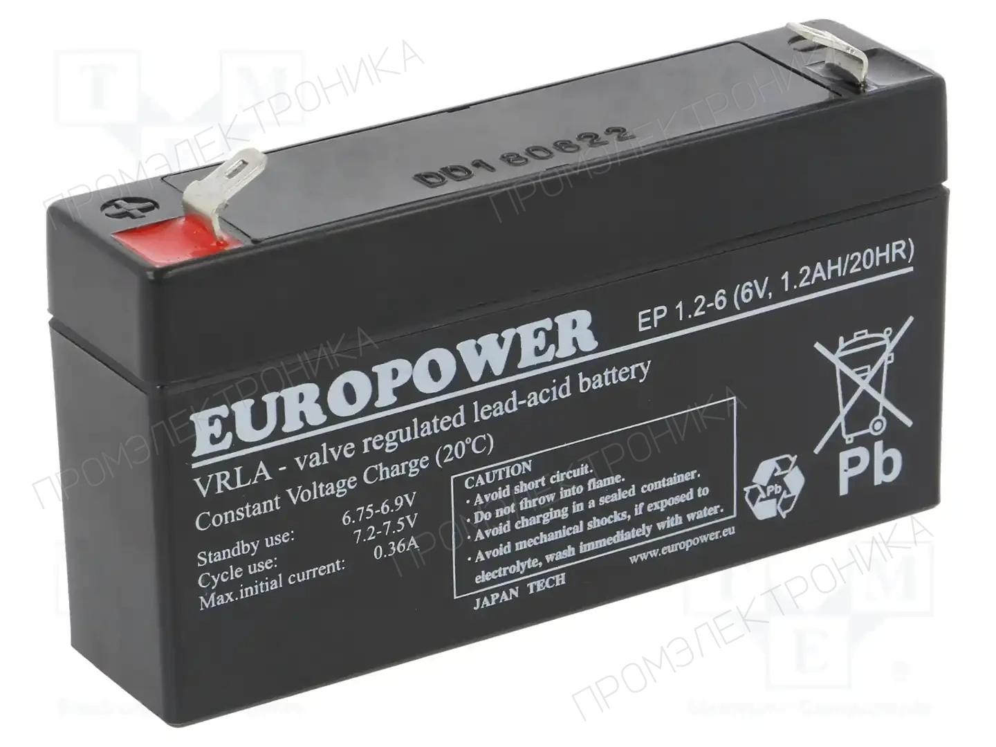 EUROPOWER EP 1,2-6 — Аккумуляторы кислотные