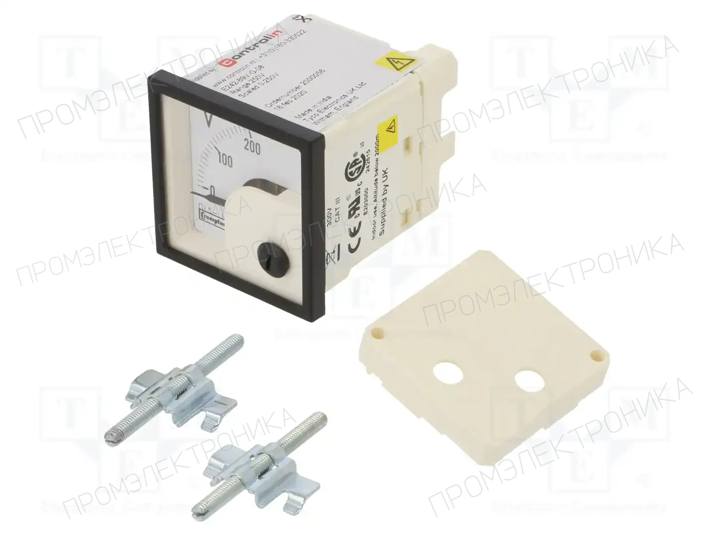 CROMPTON / TE CONNECTIVITY 039-40137-0250-250V-0-250V — Вольтметры