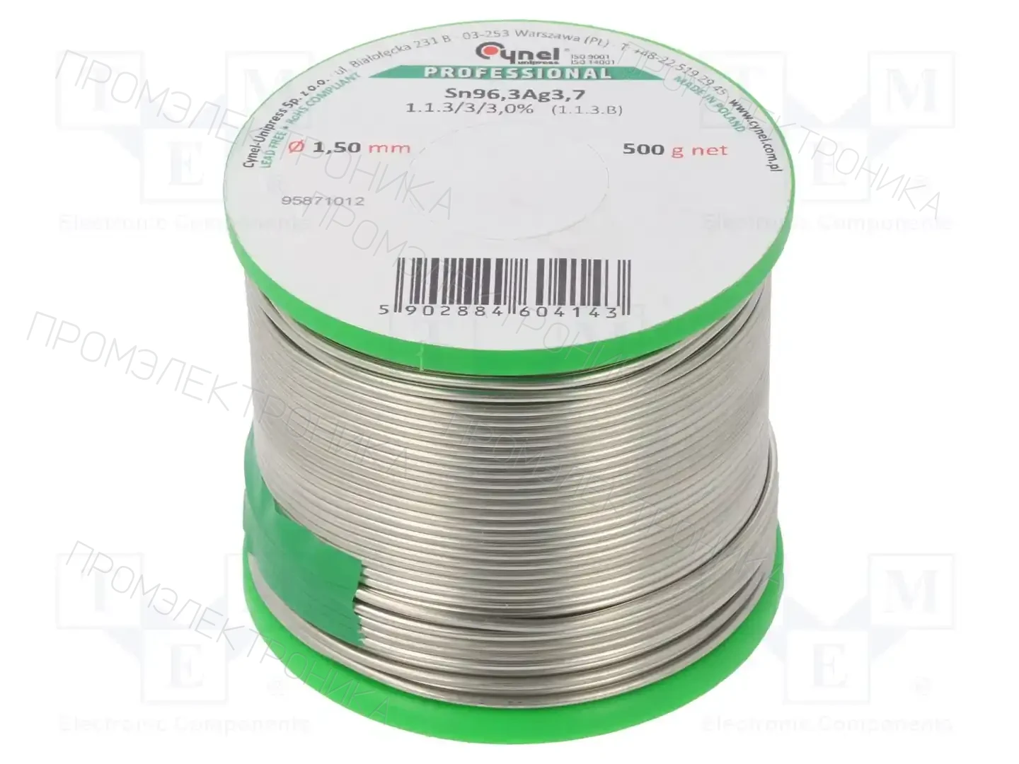 CYNEL SN96A-1.5/0.5 — Паяльные провода бессвинцовые