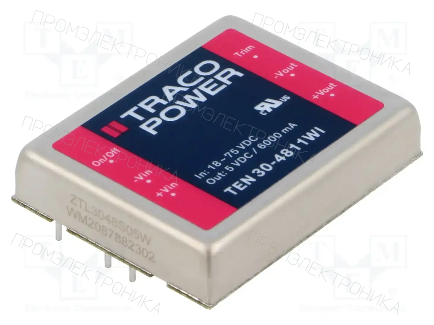 TRACO POWER TEN 30-4811WI — Преобразователи DC/DC