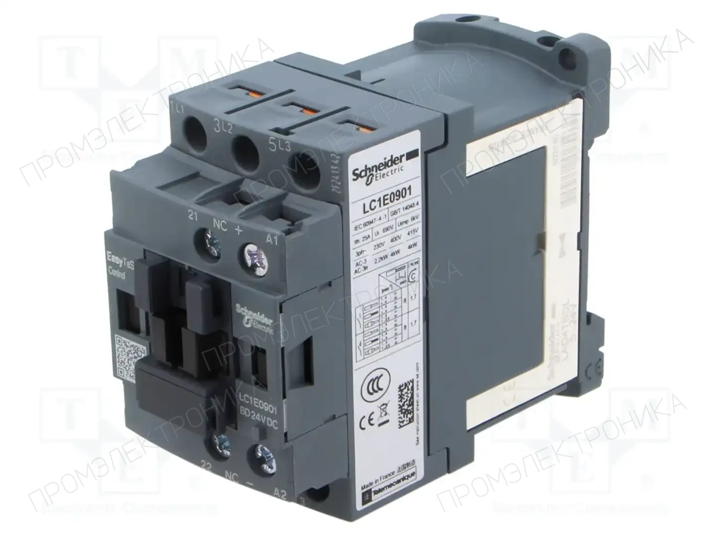SCHNEIDER ELECTRIC LC1E0901BD — Контакторы - главные модули