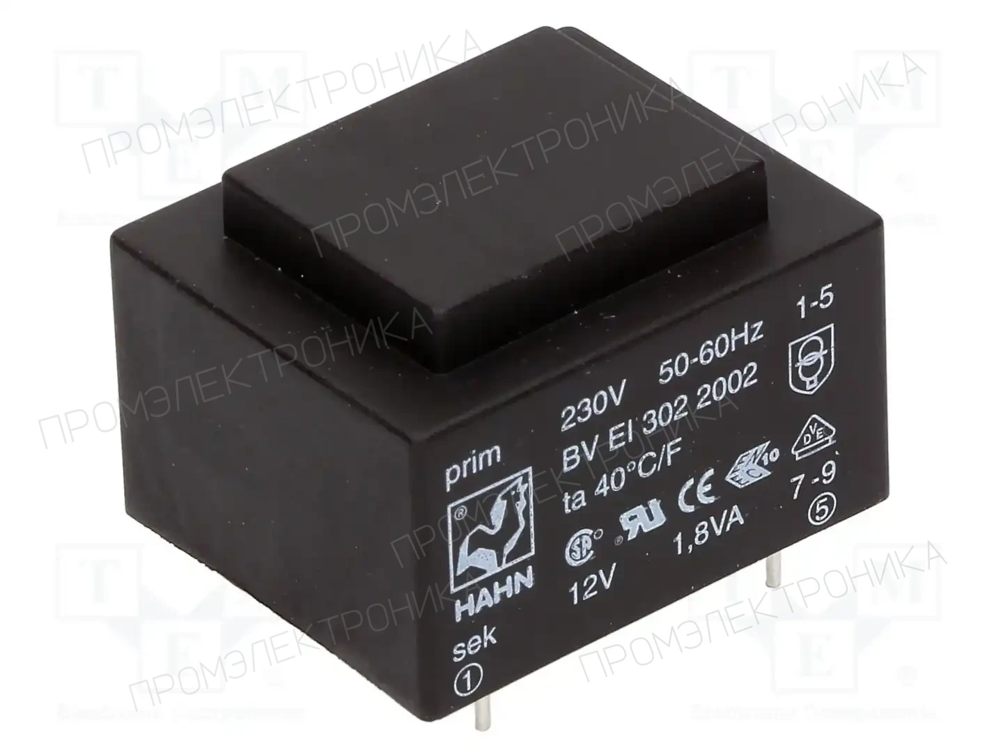 HAHN BV EI 302 2002 — Трансформаторы PCB