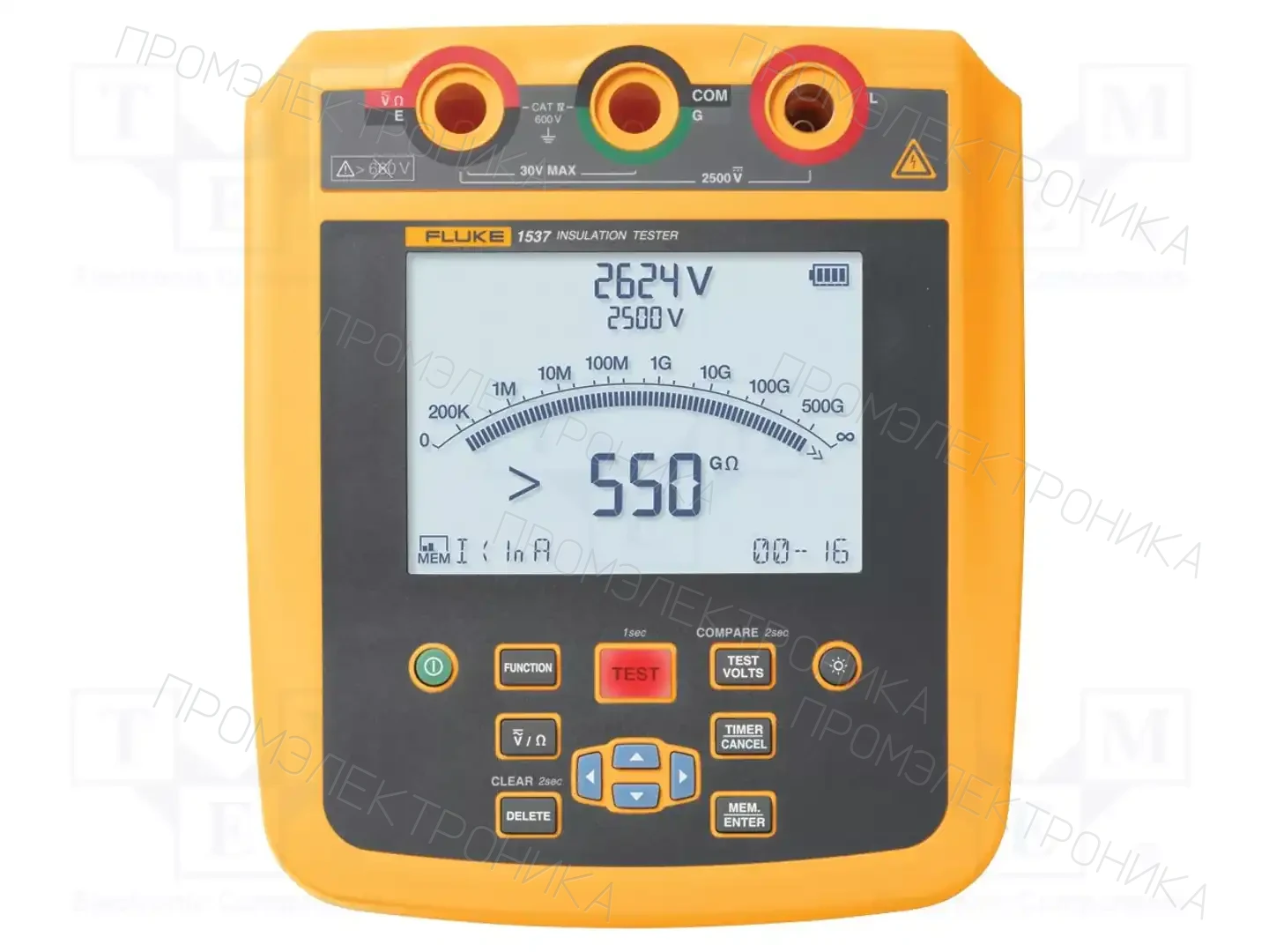 FLUKE FLUKE-1537 — Измерители активного сопротивл. изоляции -1537
