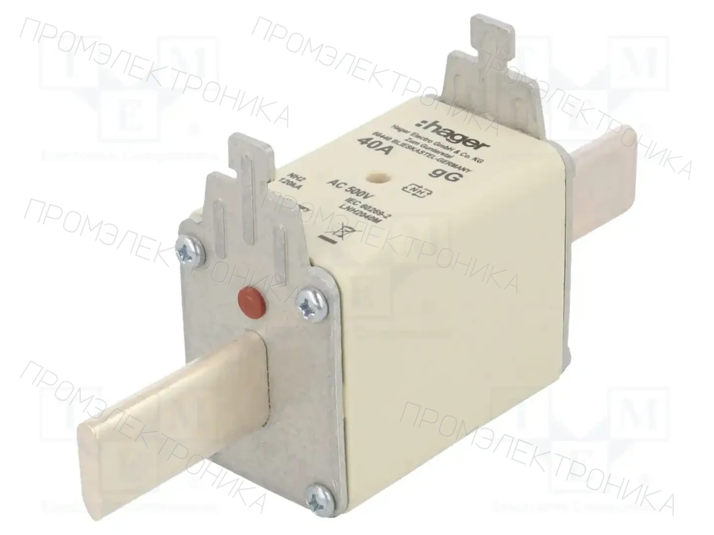 HAGER LNH2040M — Предохранители NH