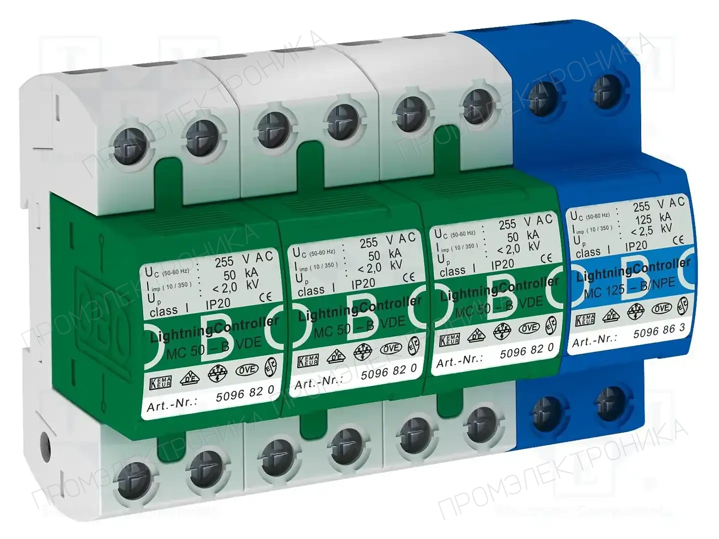 OBO BETTERMANN MC 50-B 3+1 — Ограничители перенапряжения