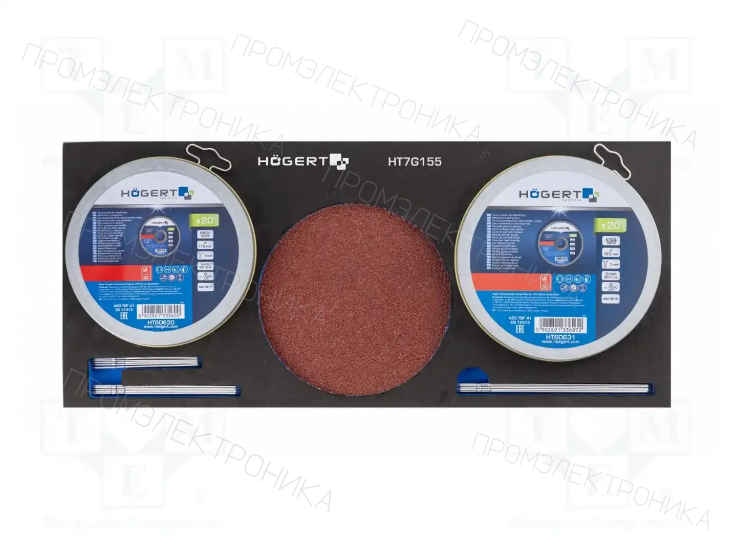 HÖGERT TECHNIK HT7G155 — Диски для резки и шлифовки
