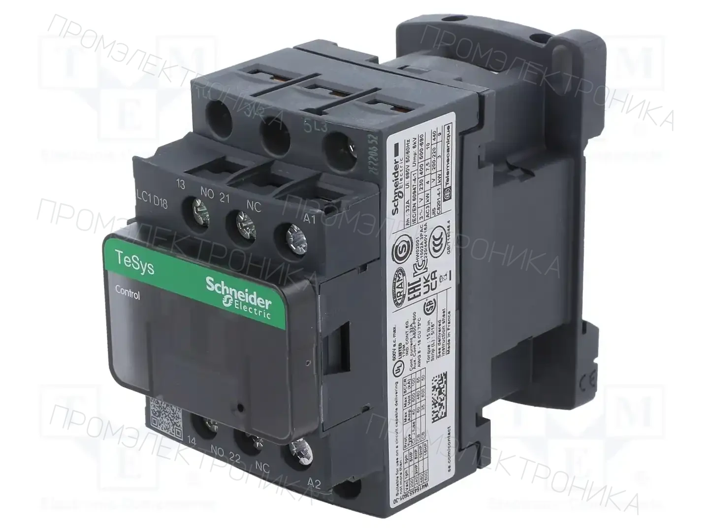 SCHNEIDER ELECTRIC LC1D18Q7 — Контакторы - главные модули