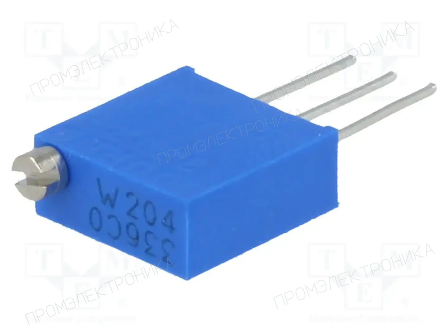 BOURNS 3292W-1-204LF — Потенциометры THT многооборотные 3/8 дм