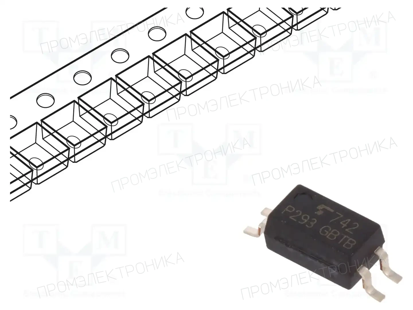 TOSHIBA TLP293(GB.E(T — Оптроны – аналоговый выход