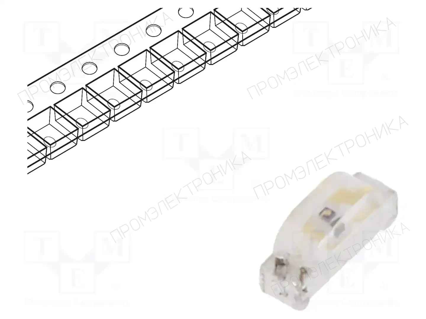EVERLIGHT 12-215UYC/S530-A3/TR8 — Светодиоды SMD цветные