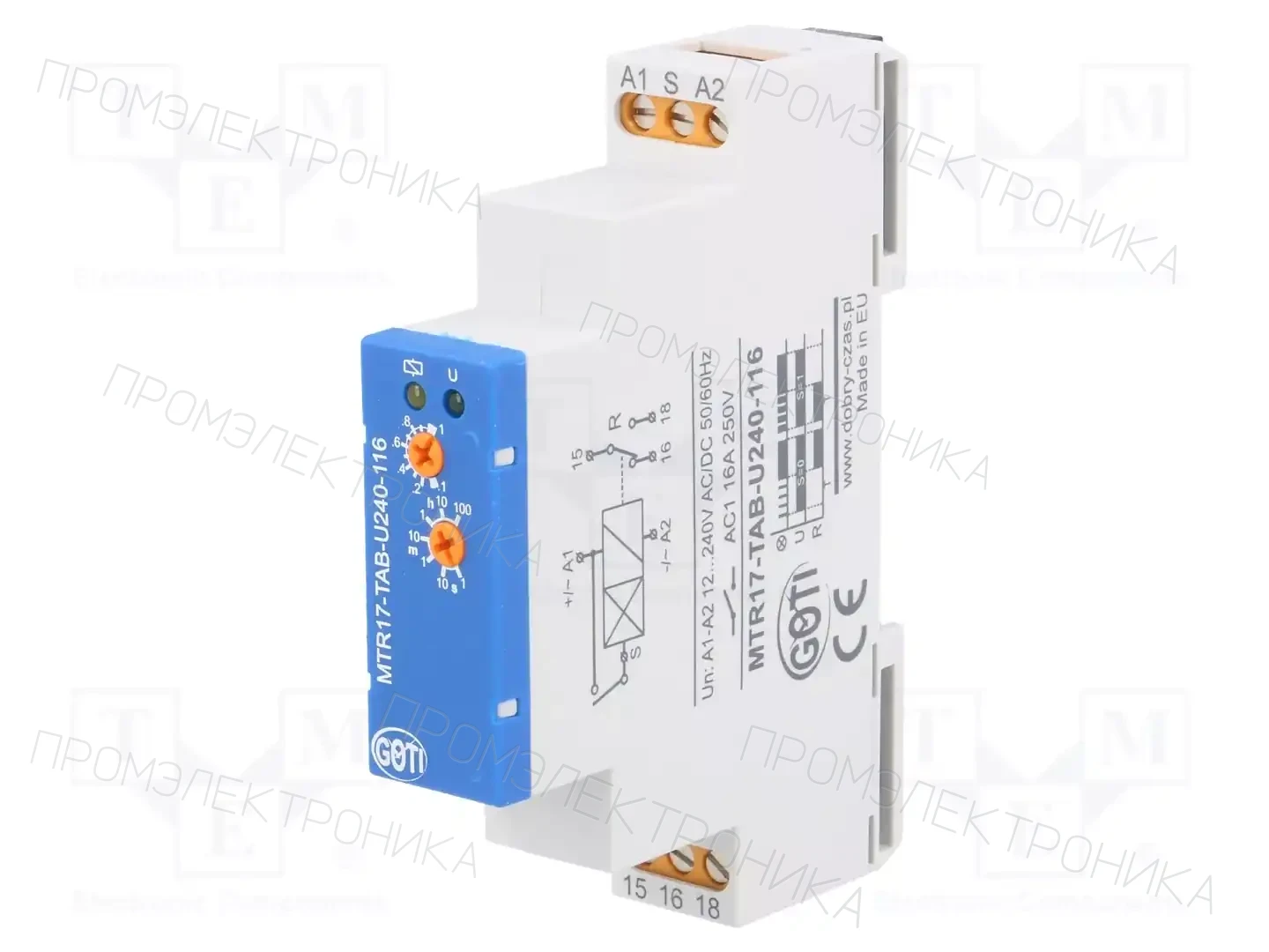 DOBRY CZAS MTR17-TAB-U240-116 — Временные аналоговые реле