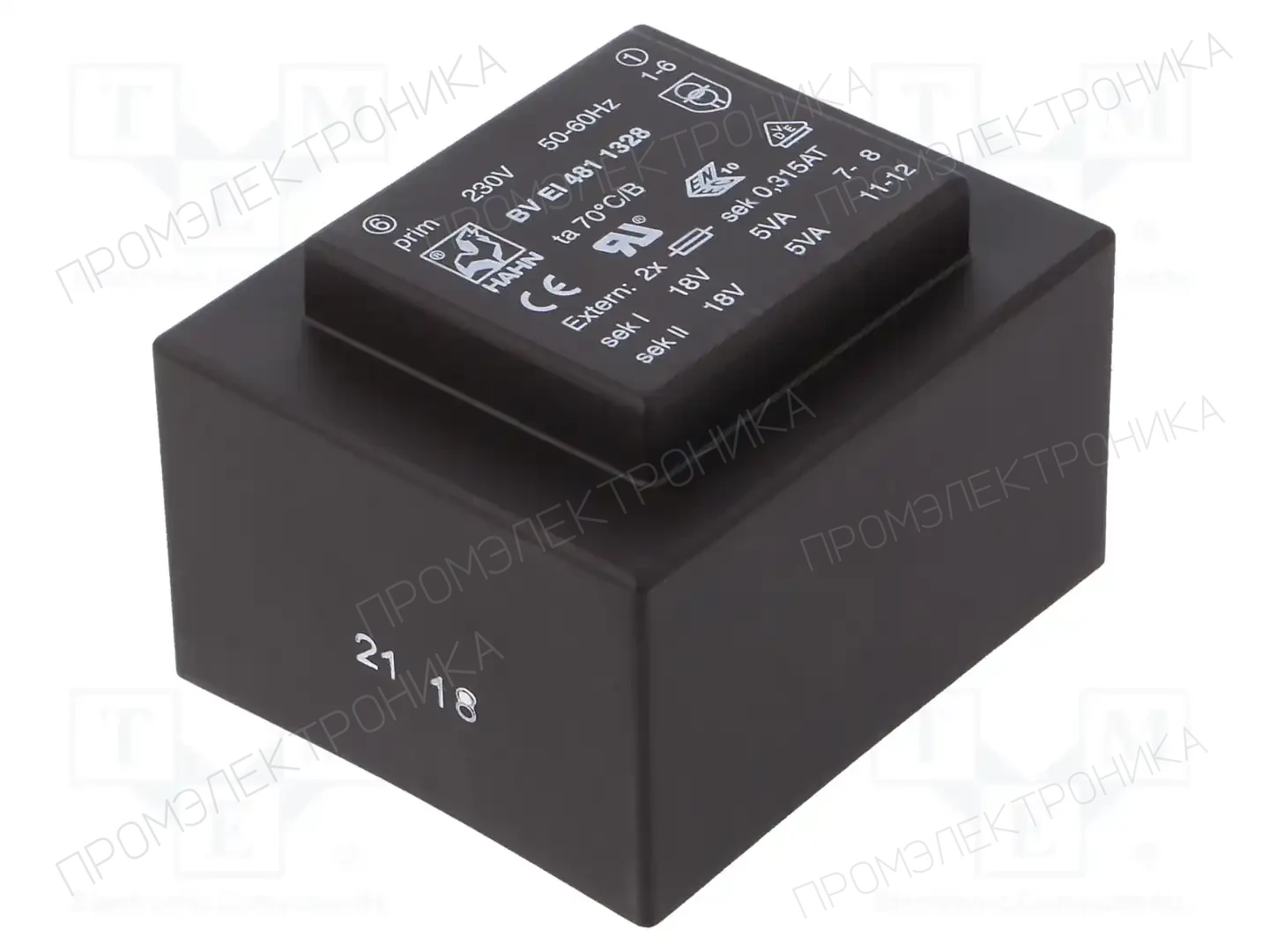 HAHN BV EI 481 1328 — Трансформаторы PCB