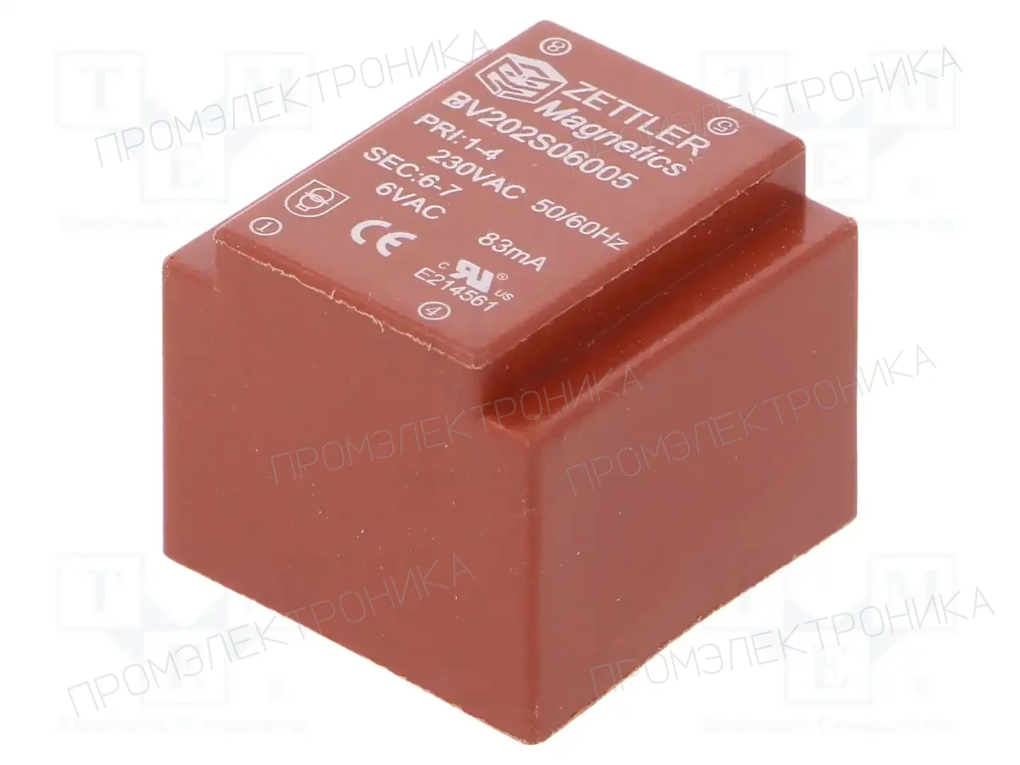 ZETTLER BV202S06005ZU — Трансформаторы PCB