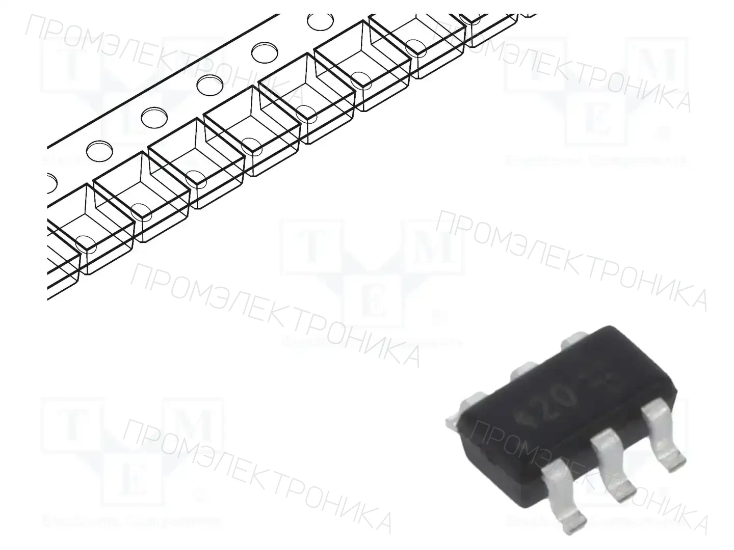 DIODES INCORPORATED BCR420UW6-7 — Светодиодные драйверы