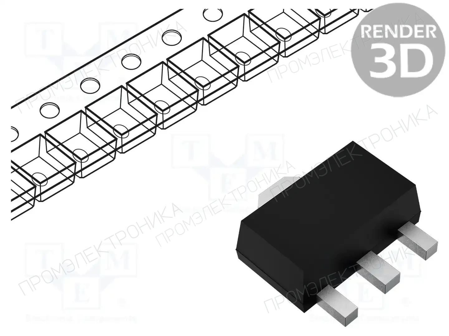 TOREX XP162A11C0PR-G — Транзисторы с каналом P SMD