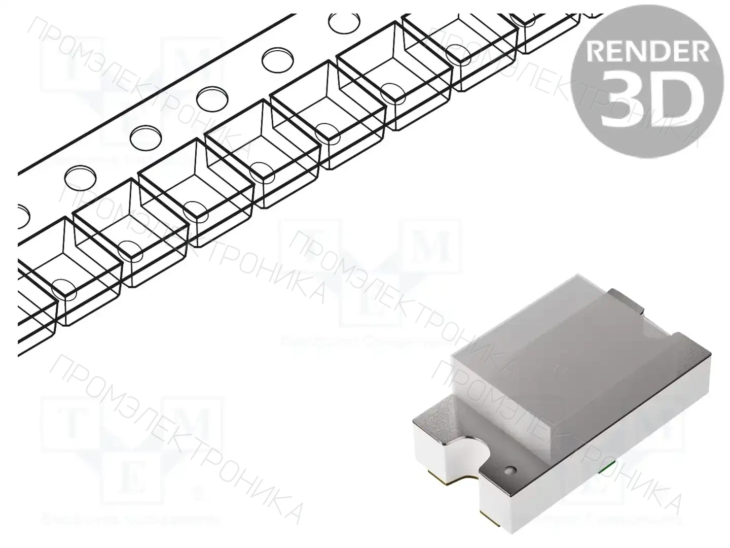 Inolux IN-S85ATR — Светодиоды SMD цветные