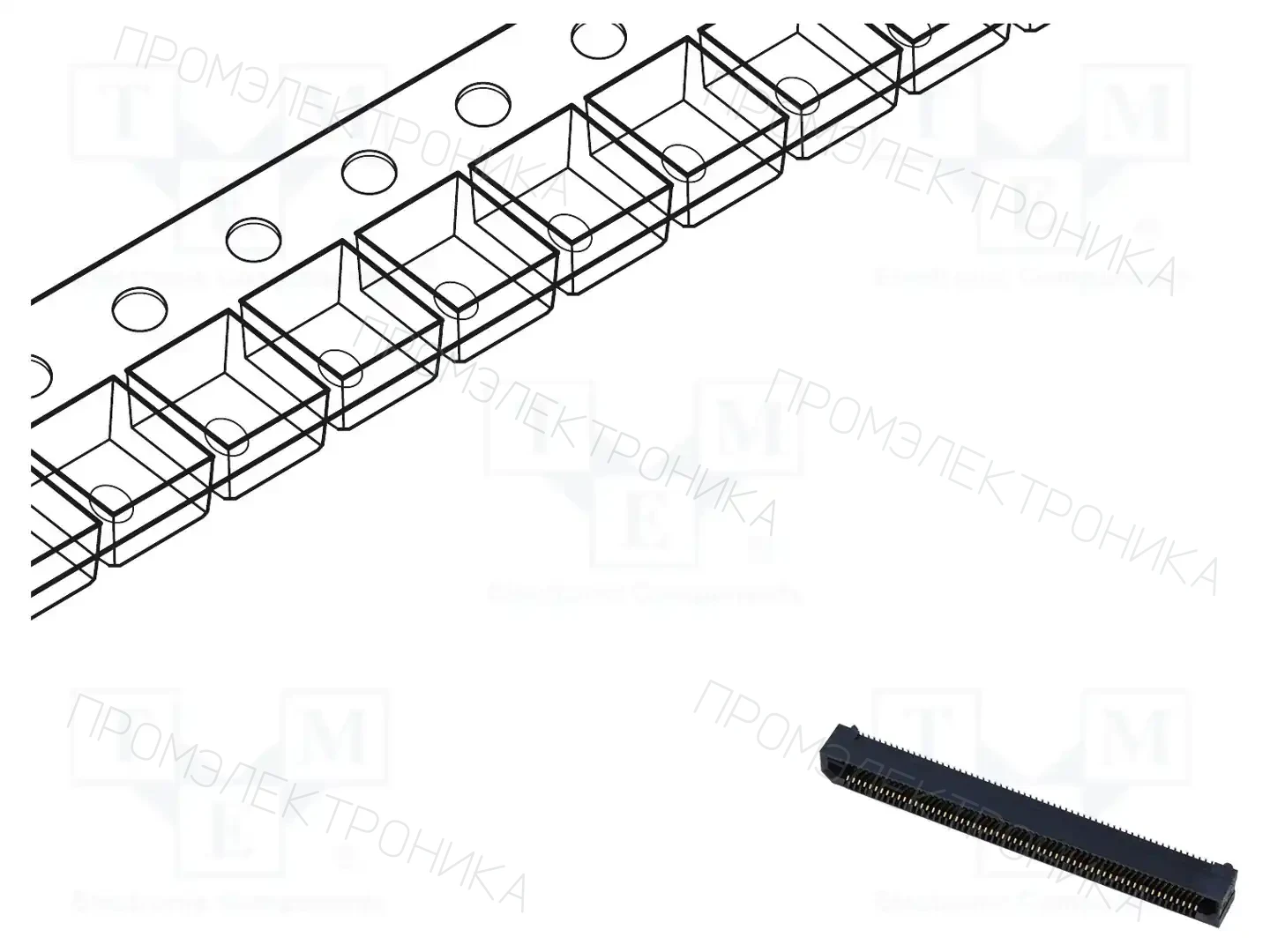SAMTEC ERF8-060-05.0-S-DV-K-TR — Разъeмы пластина - пластина
