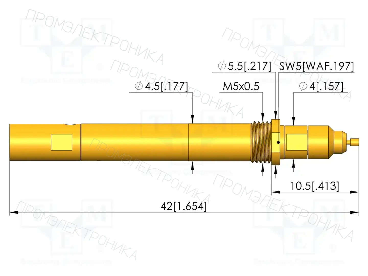 INGUN HFS-860 303 090 A 5342 SSMP M — Измерительные щупы