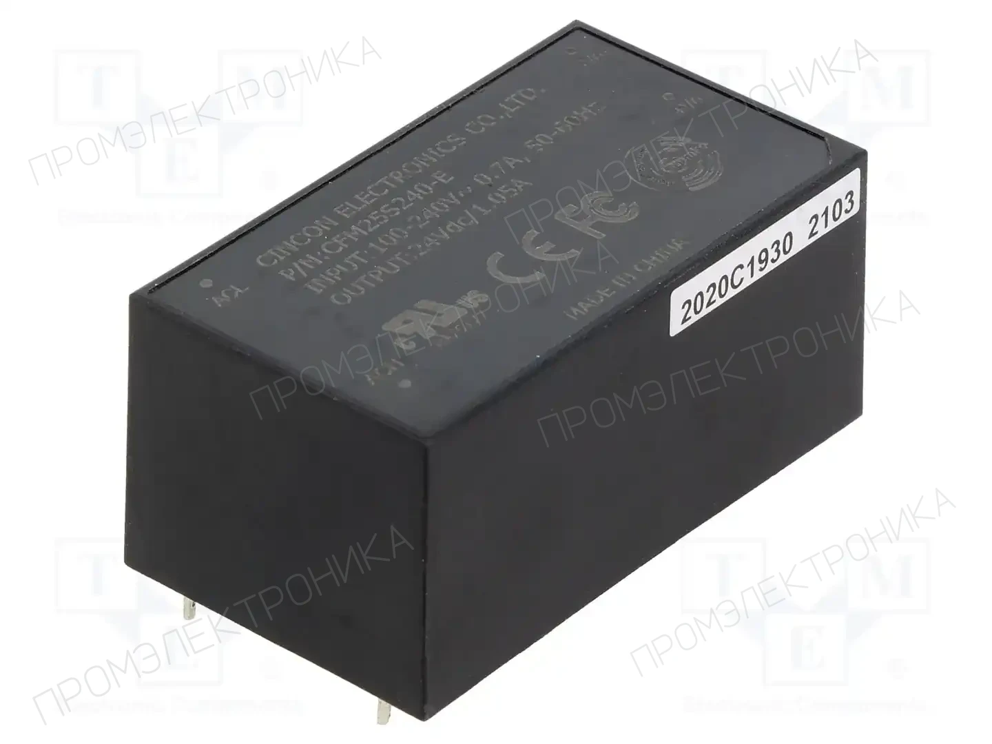 CINCON CFM25S240-E — Преобразователи AC/DC для PCB