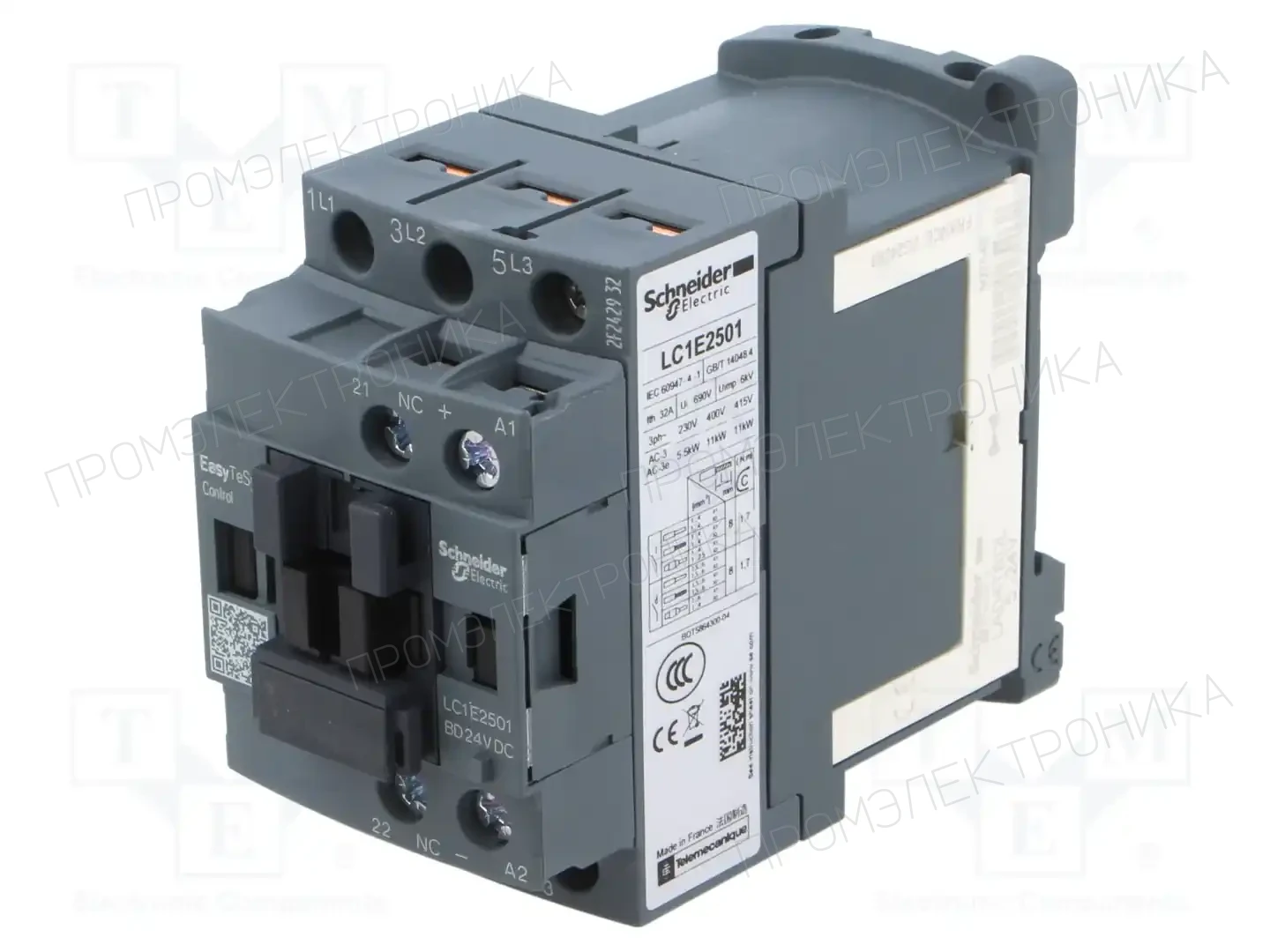SCHNEIDER ELECTRIC LC1E2501BD — Контакторы - главные модули