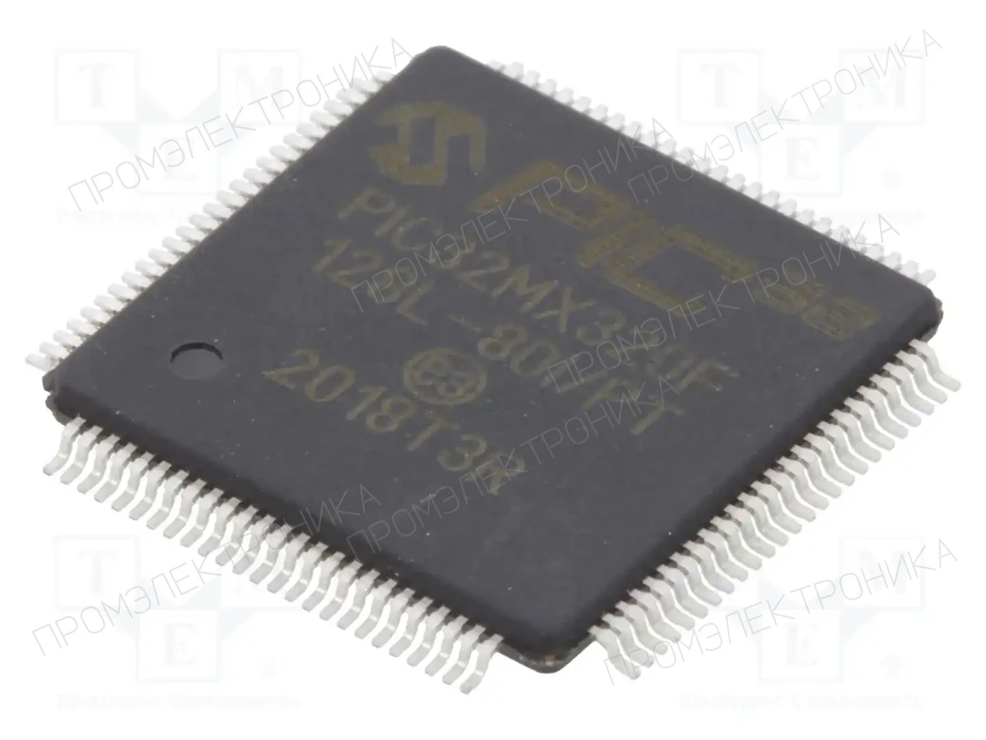 Microchip Technology PIC32MX320F128L-80I/PT — Линейка PIC32 32-bit