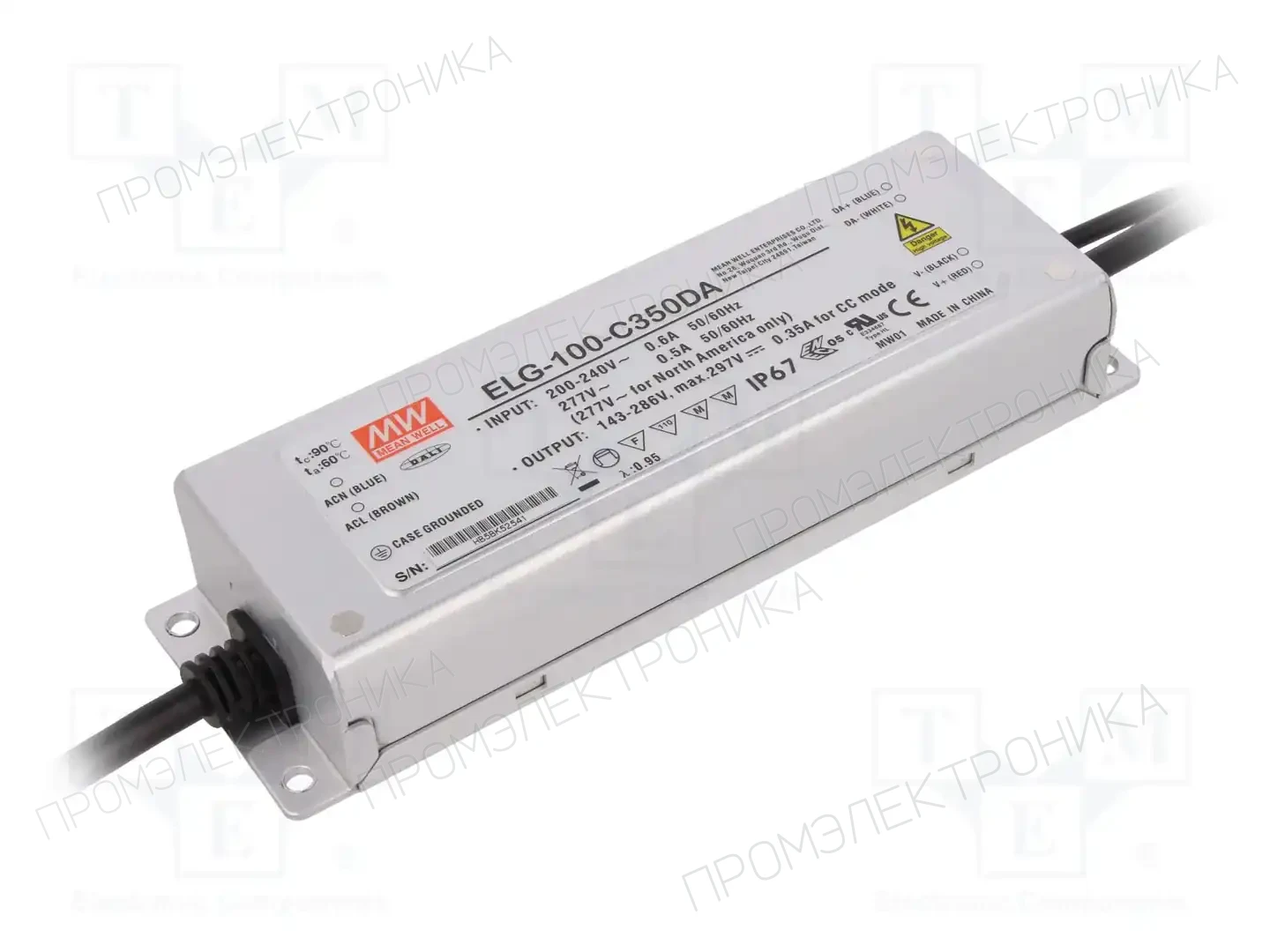 MEAN WELL ELG-100-C350DA — Блоки питания для LED