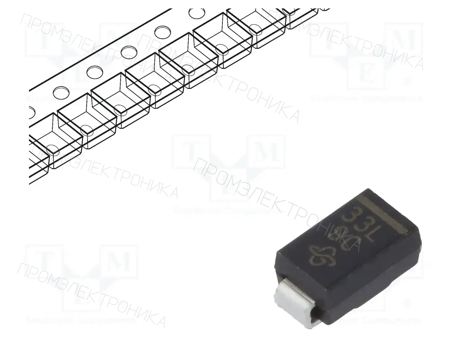 VISHAY SSA33L-E3/61T — Диоды Шотки SMD