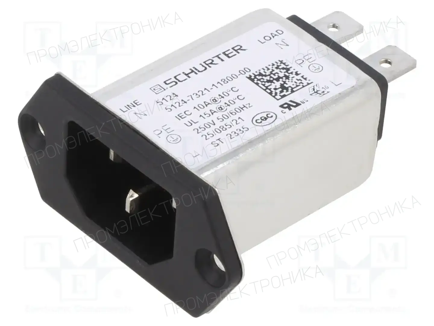 SCHURTER 3-121-378 — Разъемы IEC 60320
